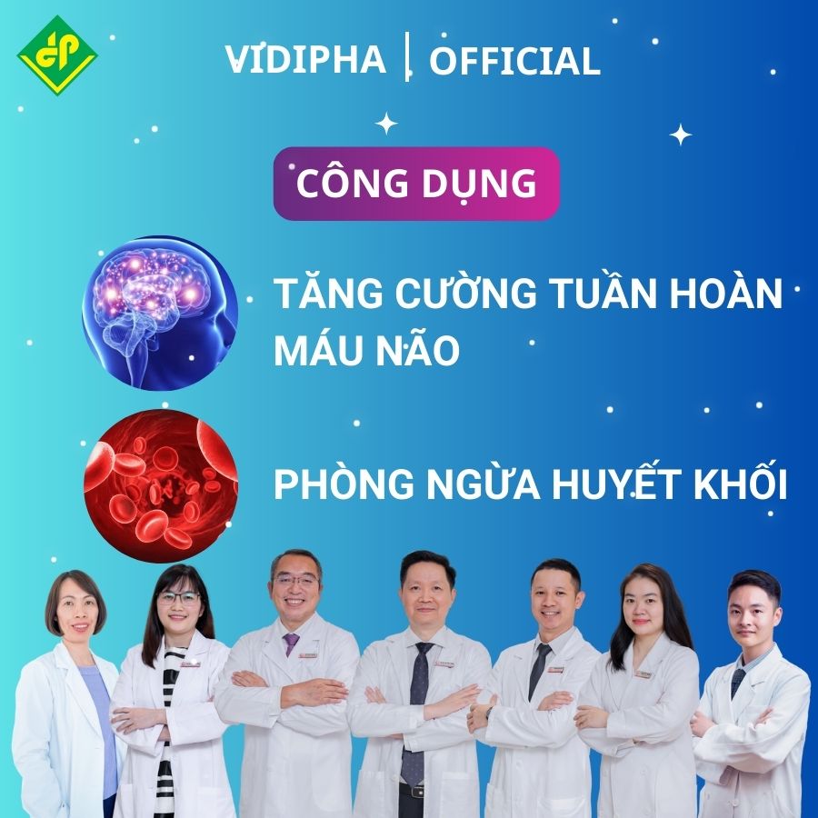 Hoạt huyết dưỡng não PROGIN Q10 - VIDIPHA Giảm Đau Đầu, Mất Ngủ, Suy Nhược Thần Kinh, Tăng Tuần Hoàn Máu Não Hộp 30v