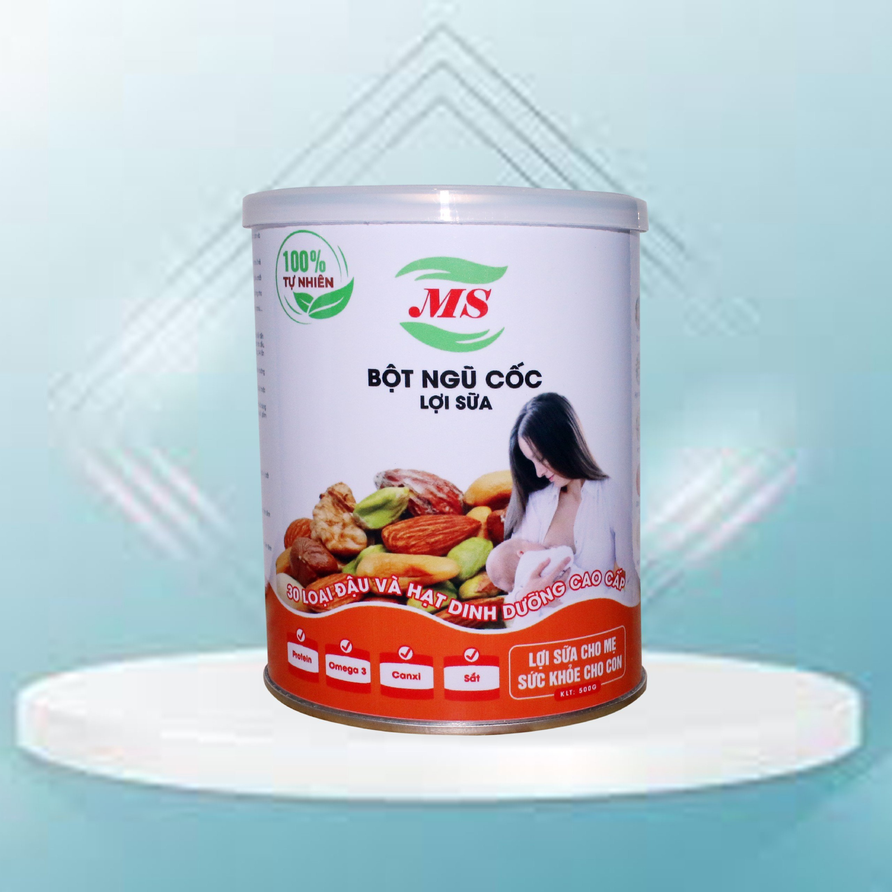 Ngũ Cốc Lợi Sữa (MS) - 500g 30 Loại Hạt mẫu mới - Bột Ngũ Cốc Lợi Sữa
