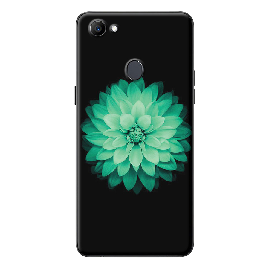 Ốp Lưng Dành Cho Oppo F7 - Hoa Xanh Lá