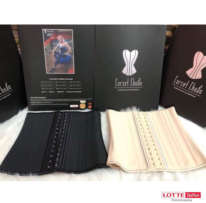 Đai latex 25 xương cao su non Hy Lạp - Gen nịt bụng giảm mỡ - Đai định hình lên dáng chuẩn - Hàng Chính Hãng