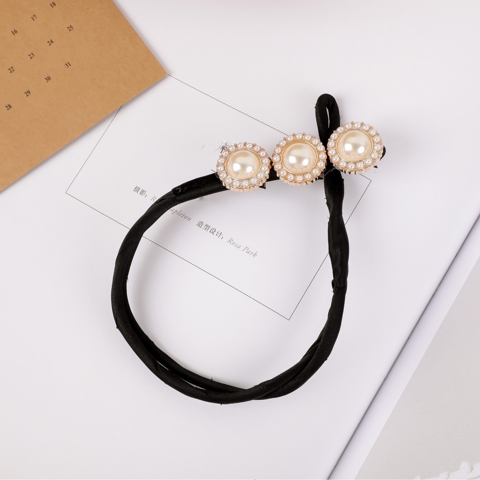 Kẹp búi tóc, kẹp tóc Hàn Quốc quấn tóc đính ngọc trai phong cách Hotgirl cực đẹp SC25