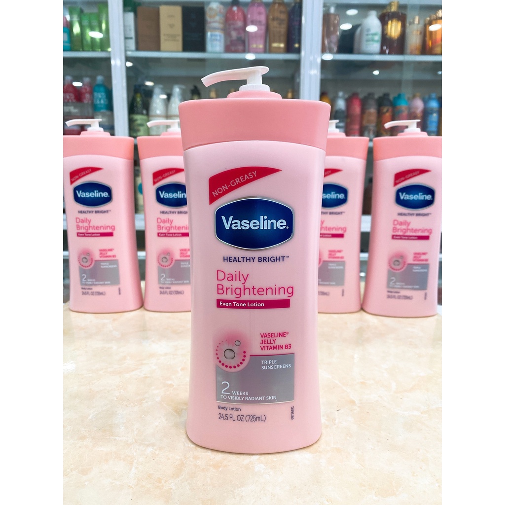 Dưỡng thể trắng da Vaseline mỹ hồng 725ml-giao vòi ngẫu nhiên
