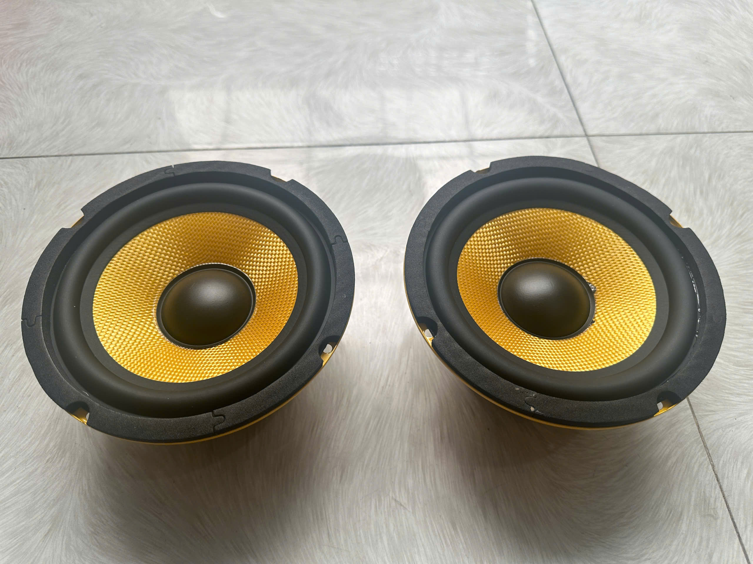 CỦ LOA TRUNG HỞ / BASS RỜI 16 HÀNG CHÍNH HÃNG HẢI TRIỀU GÂN CAO SU MÀN VÀNG (GIÁ 1 CÁI)