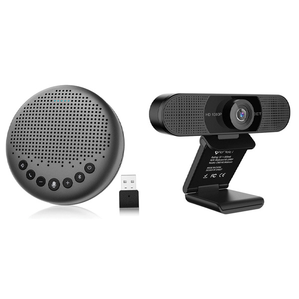 Bộ họp trực tuyến Micro kèm loa eMeet Luna kết hợp Webcam eMeet C960 full HD 1080p - Hàng chính hãng