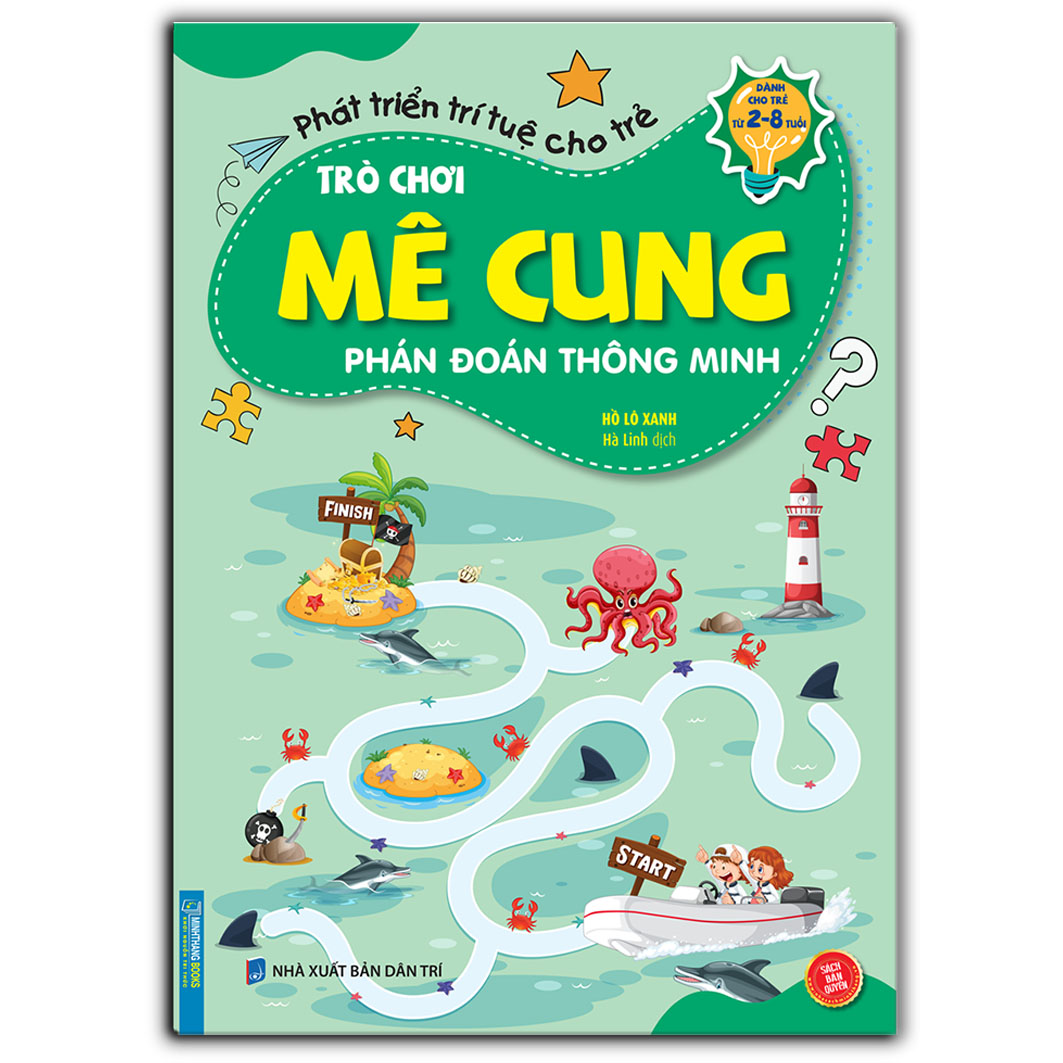 Trò chơi mê cung - Phán đoán thông minh (sách bản quyền) (2-8 tuổi)