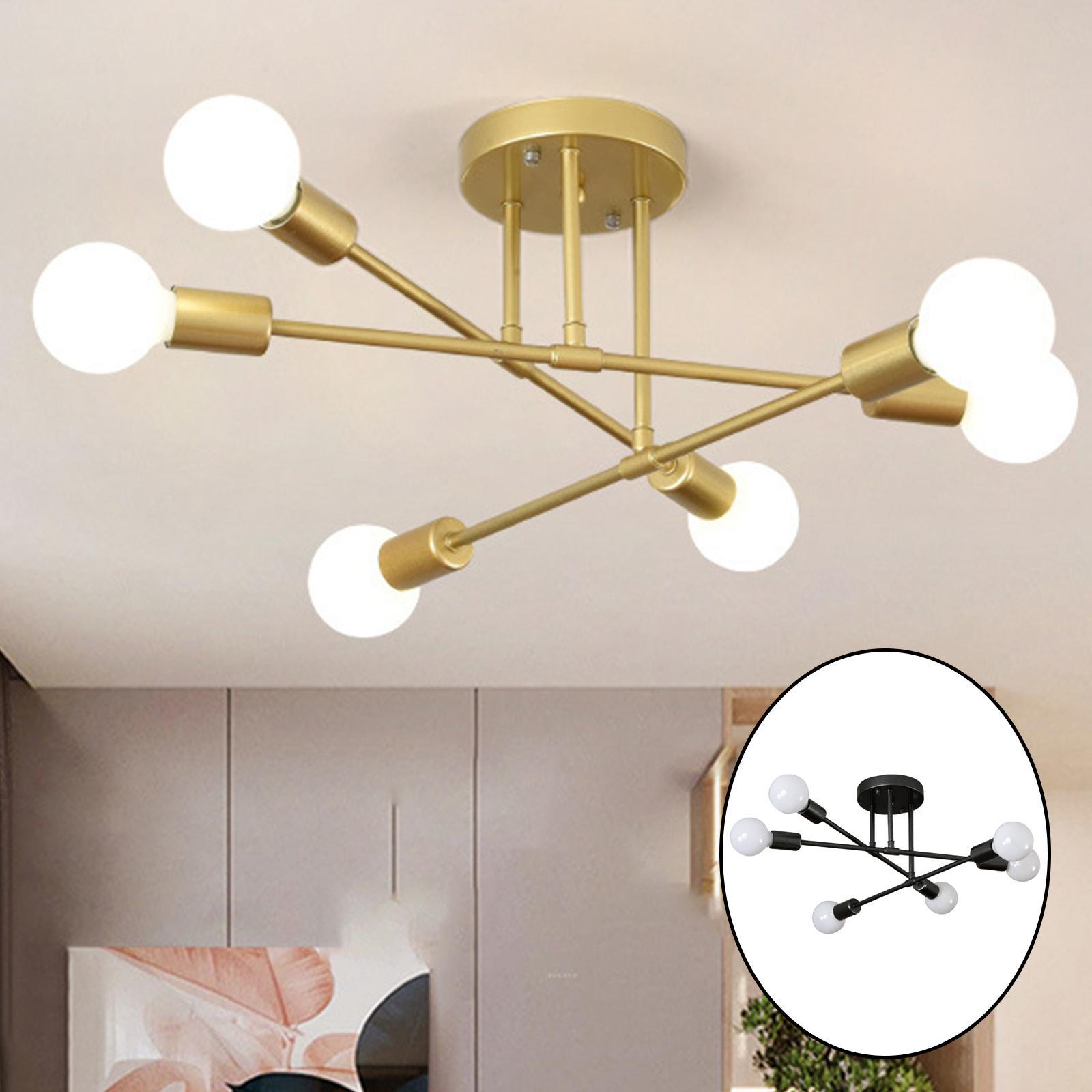 Ceiling Light Nordic Wrought Iron Chandelier Ceiling Lamp for Home Decor