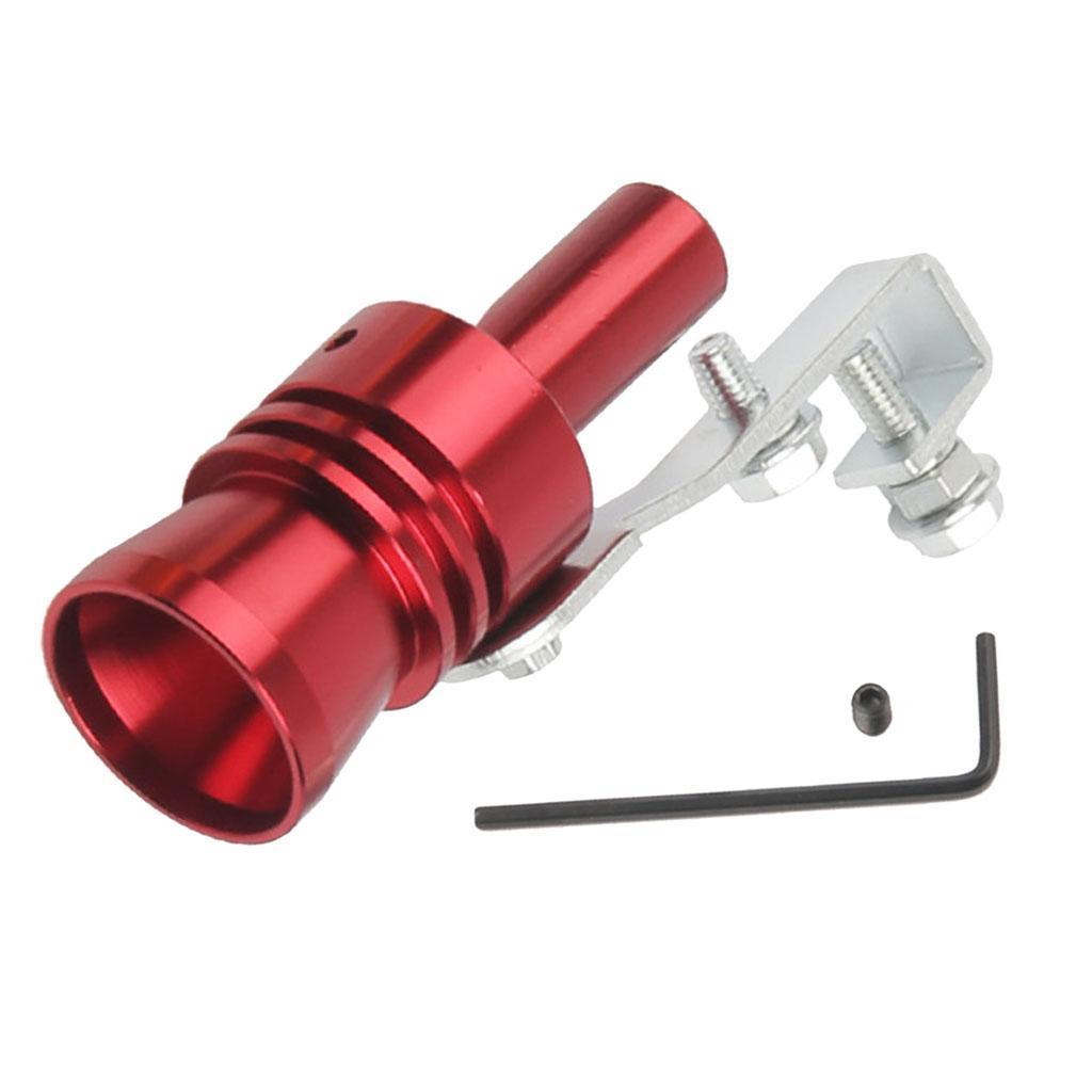 2x Universal Car Turbo Whistle Refitting Turbo Whistle Exhaust Pipe