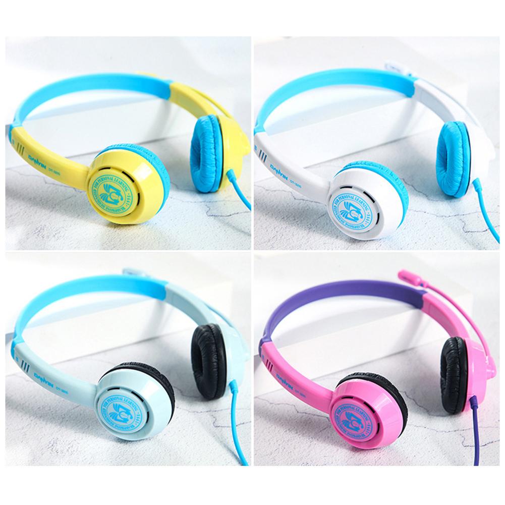 Có Dây 3.5Mm Stereo Trẻ Tai Nghe Tai Nghe Chơi Game Dễ Thương Cho Trẻ Em Laptop Máy Tính PC Tai Nghe Chụp Tai Có Micro Trực Tuyến Đẳng Cấp