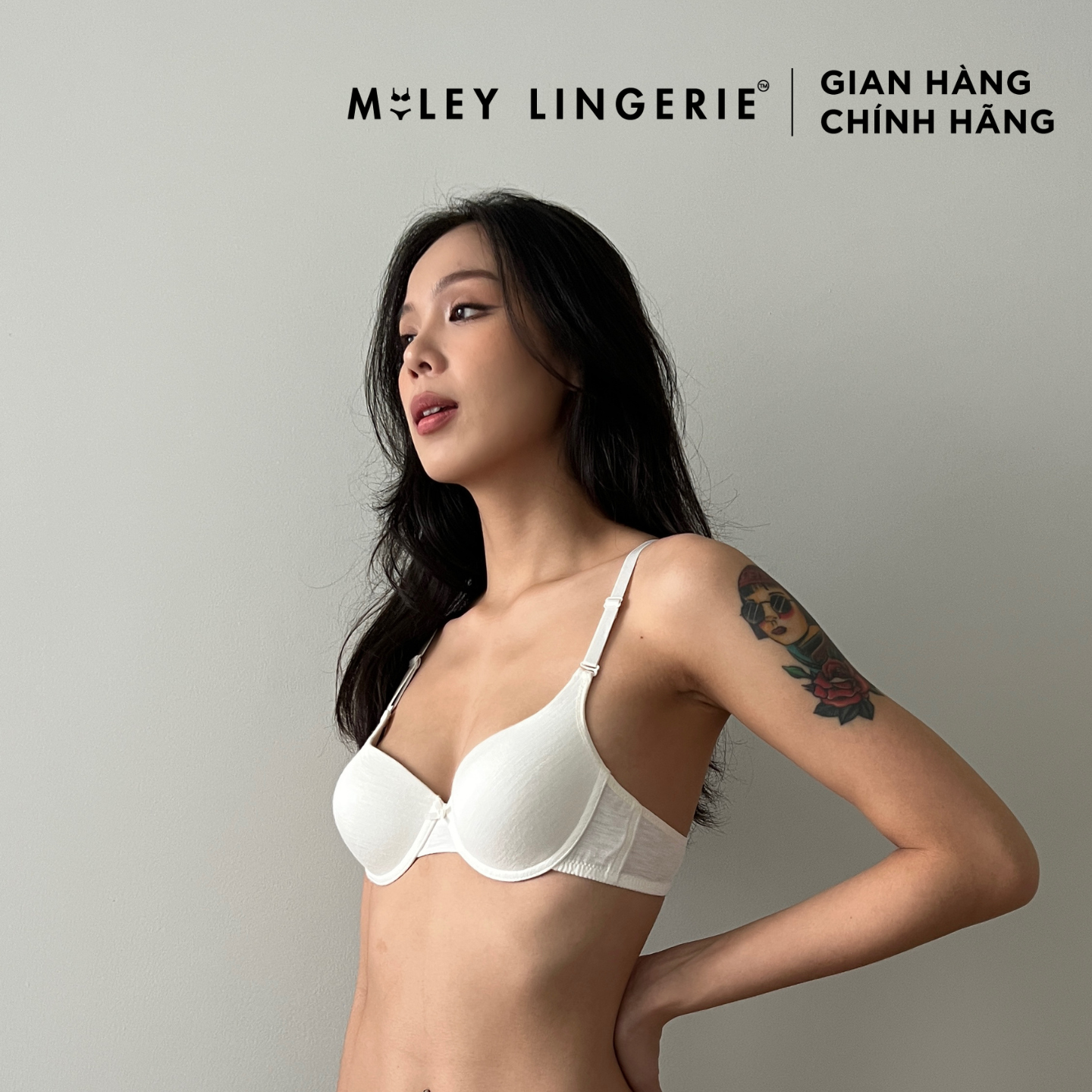 Áo Ngực Cotton Lụa Flexi Miley Lingerie BRC14012