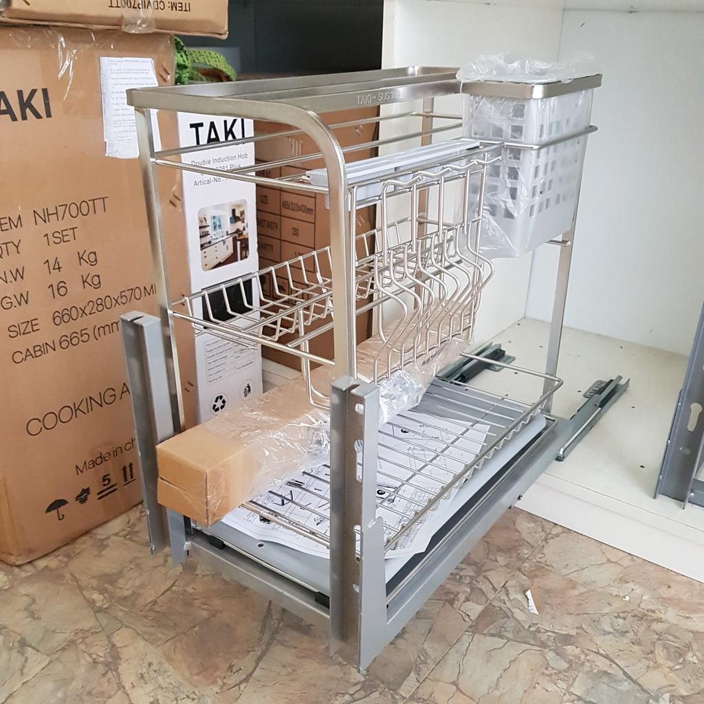 Kệ Để Dao Thớt Gia Vị Đa Năng Tủ Bếp INOX 304 Chính Hãng - Bảo Hành INOX Trọn Đời