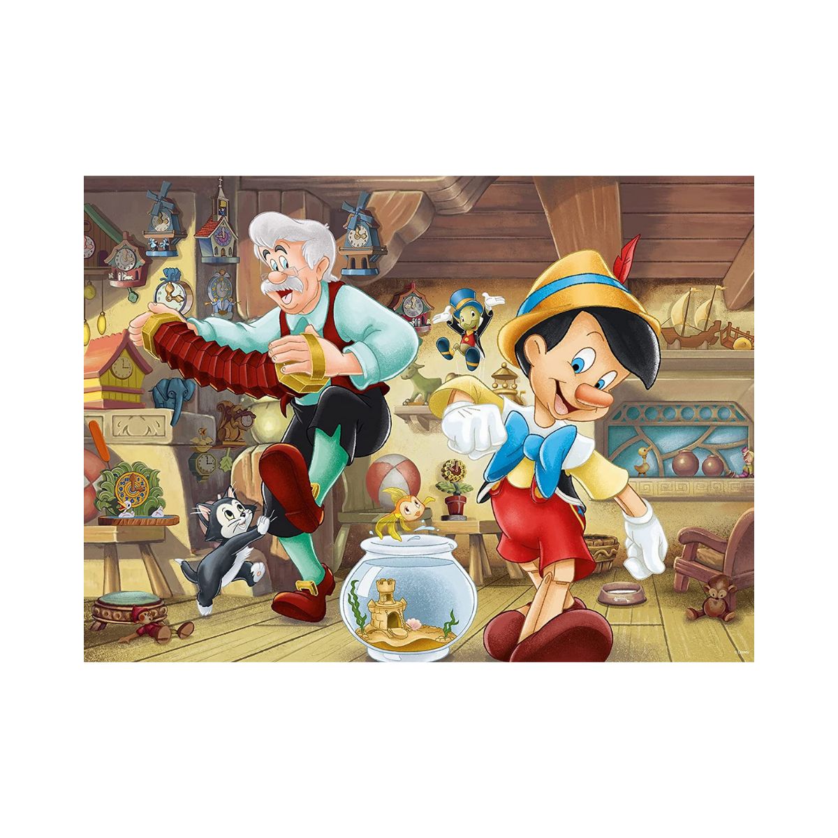 Xếp hình puzzle Pinocchio Collector's Edi 1000 mảnh RAVENSBURGER  - Disney license 167364