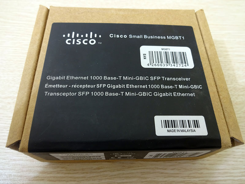 Module quang Cisco MGBT1 SFP 1000BASE-T RJ-45 100m Transceiver - Hàng Nhập Khẩu