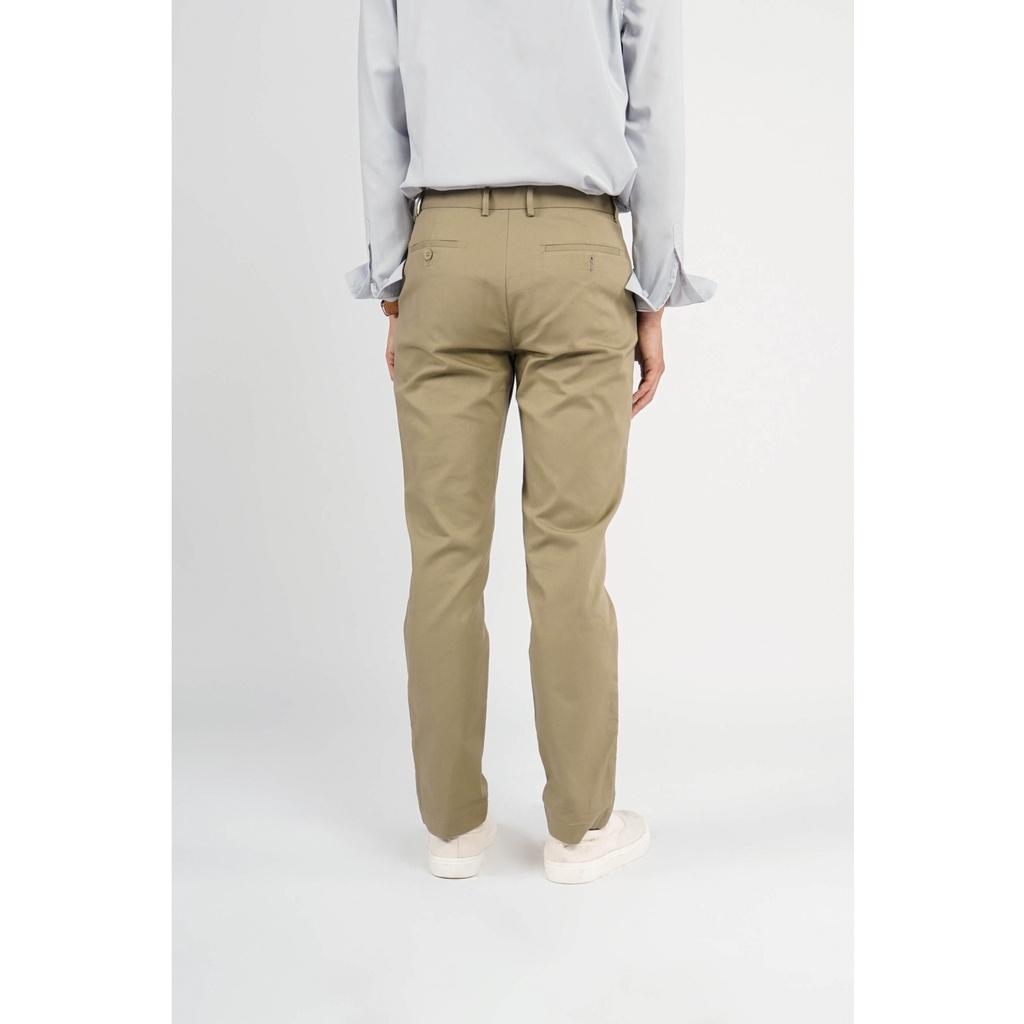 QUẦN KAKI NAM DOBBY form slim fit 2 màu có độ co giãn nhẹ - 10F21PCA015 | LASTORE MENSWEAR