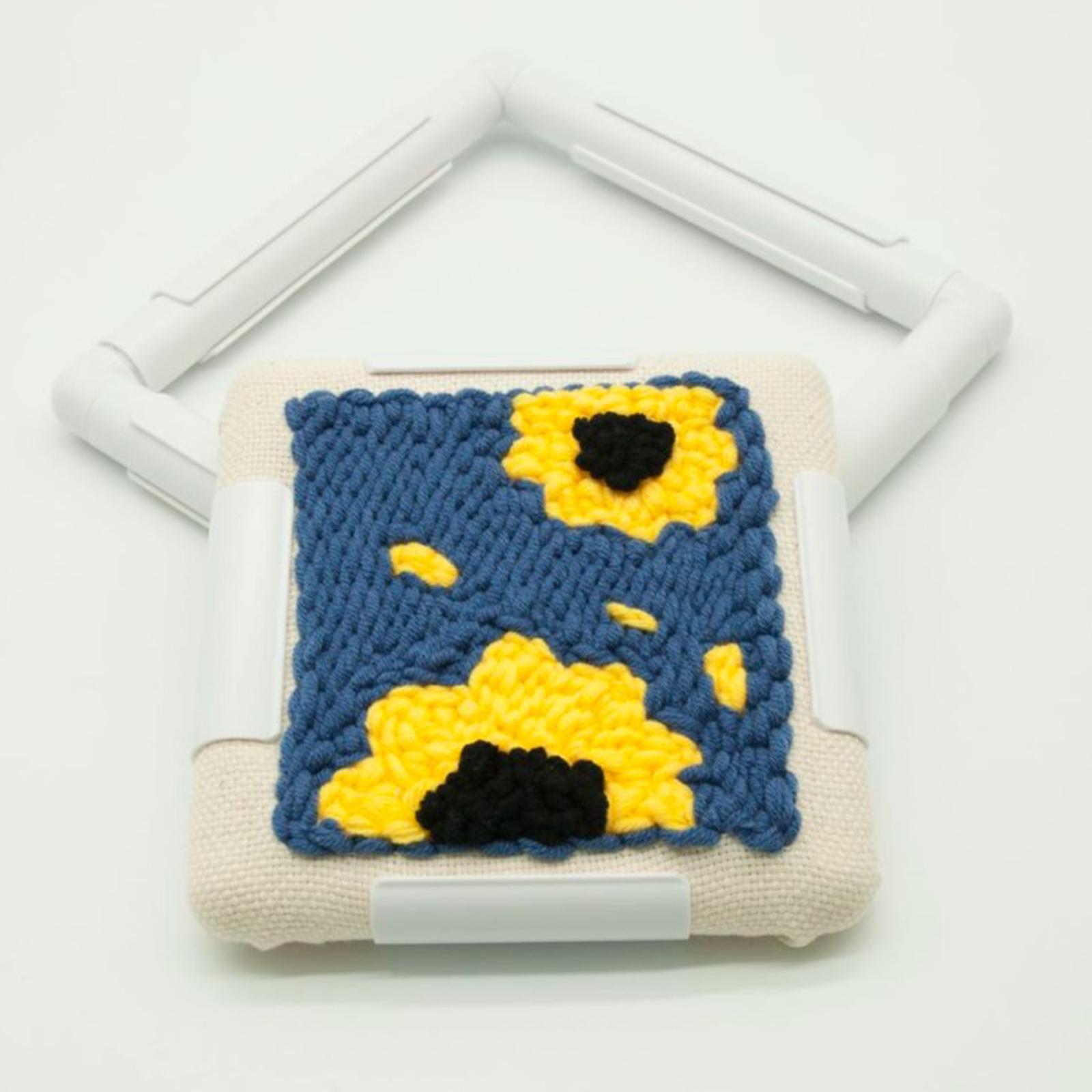 Square Shape Embroidery Frame Sewing Tools Cross Stitch Craft DIY