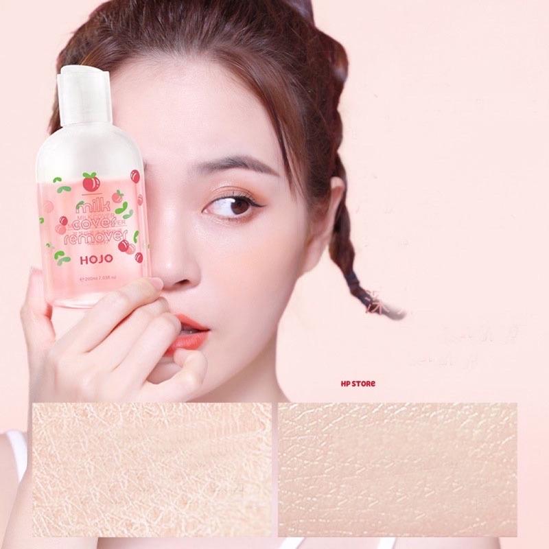 Chai Nước Tẩy Trang HOJO 2 Tầng Hương Đào, Xoài Sạch Da, Lành Tính Với Mọi Da 200ml