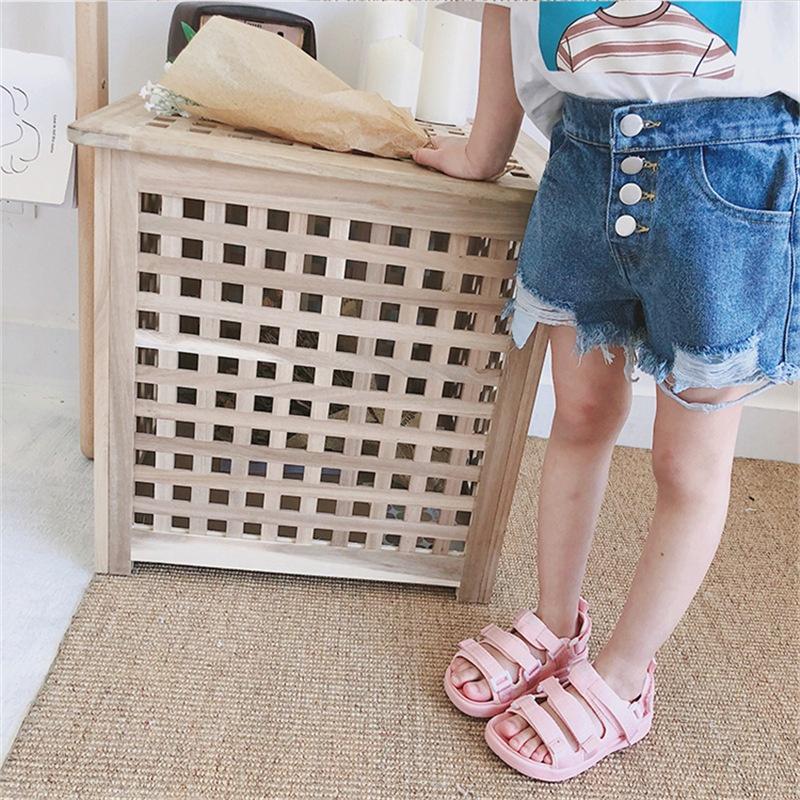 SALE QJ35 Size100-140 (12-25kg) Quần Jean bé gái (Quần short ngắn vát nhẹ) Quần áo trẻ em hàng quảng châu