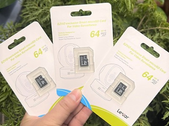 Thẻ nhớ Camera Ezviz 64Gb Class 10 Tốc Độ Cao, Cho Camera, Điện Thoại - Hàng Chính Hãng