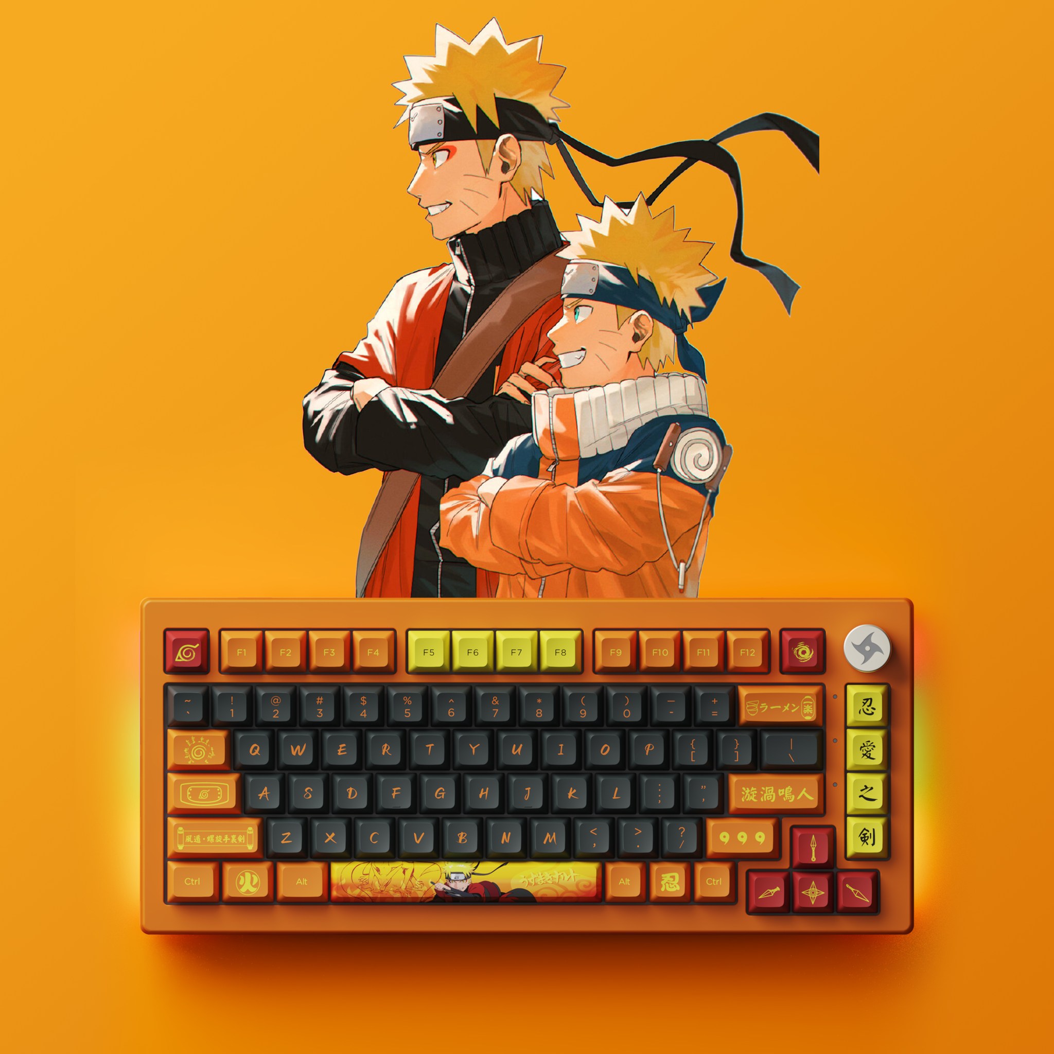 Bàn phím máy tính AKKO 5075B Plus Naruto_Mới, hàng chính hãng