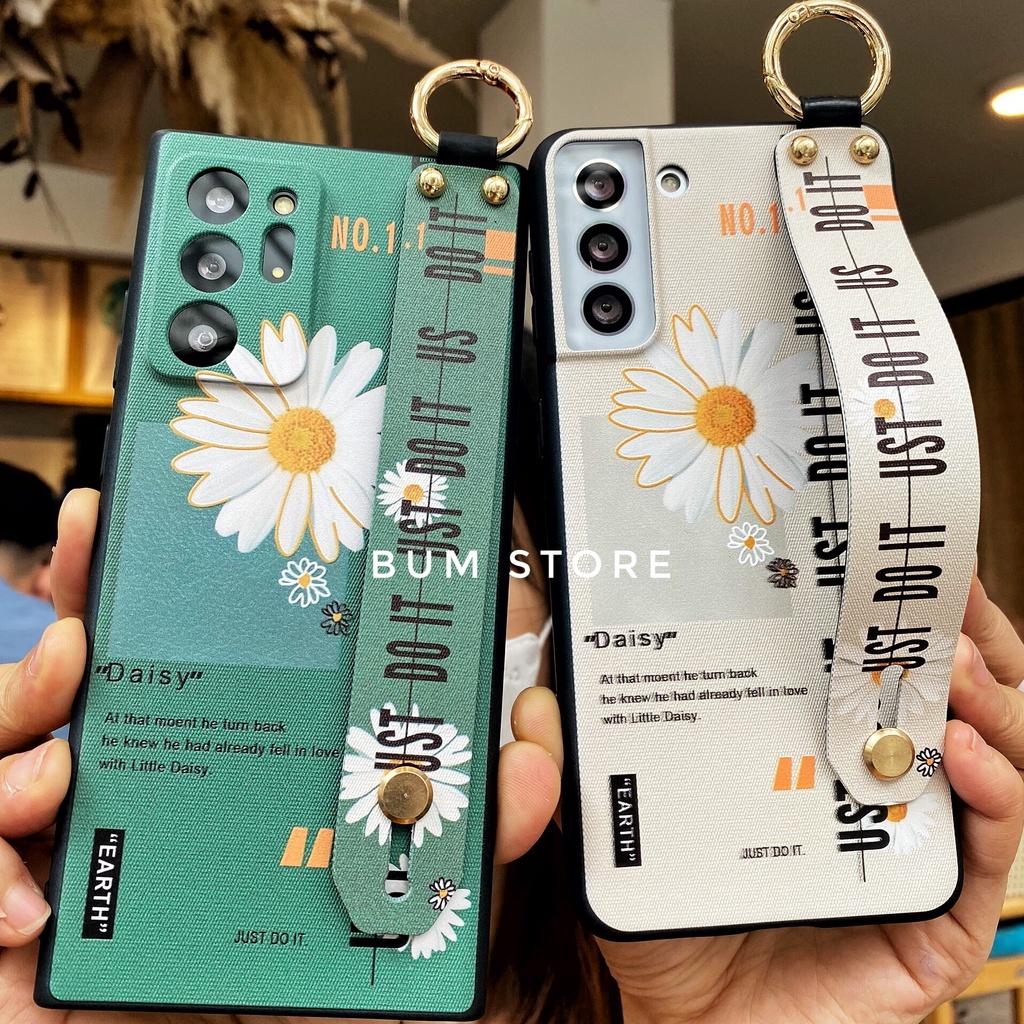 Ốp Lưng Hoa Cúc Xỏ Tay Cho Samsung Galaxy Note 20 Ultra / Note 20