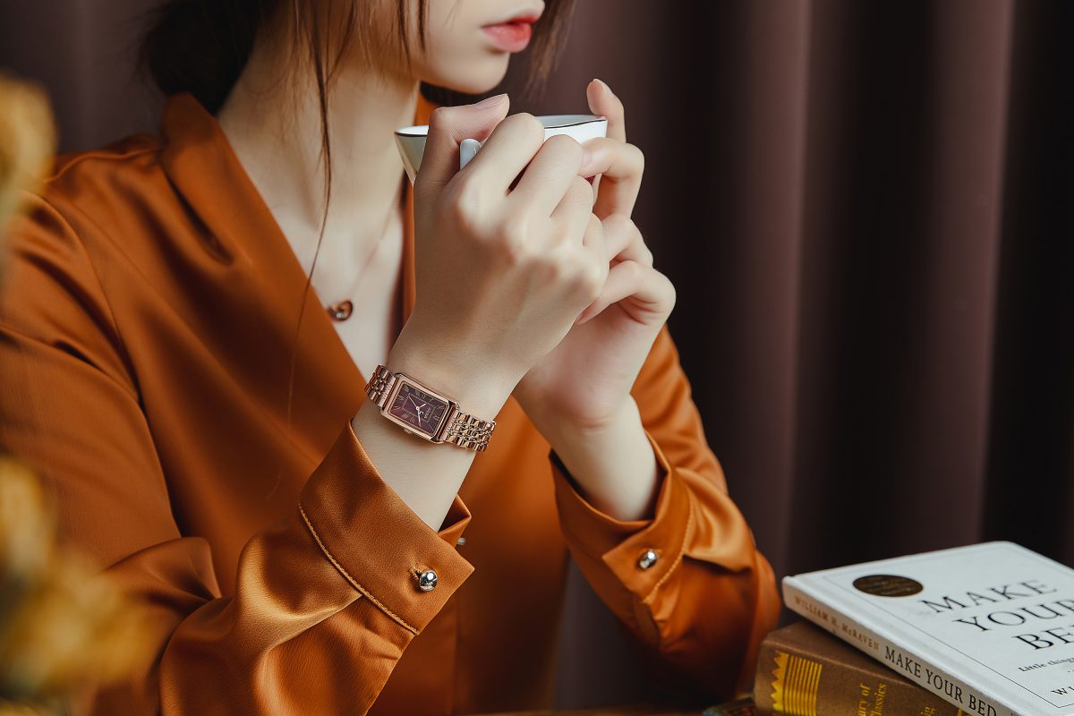 Đồng Hồ Nữ JA-1252 Julius Hàn Quốc Dây Thép