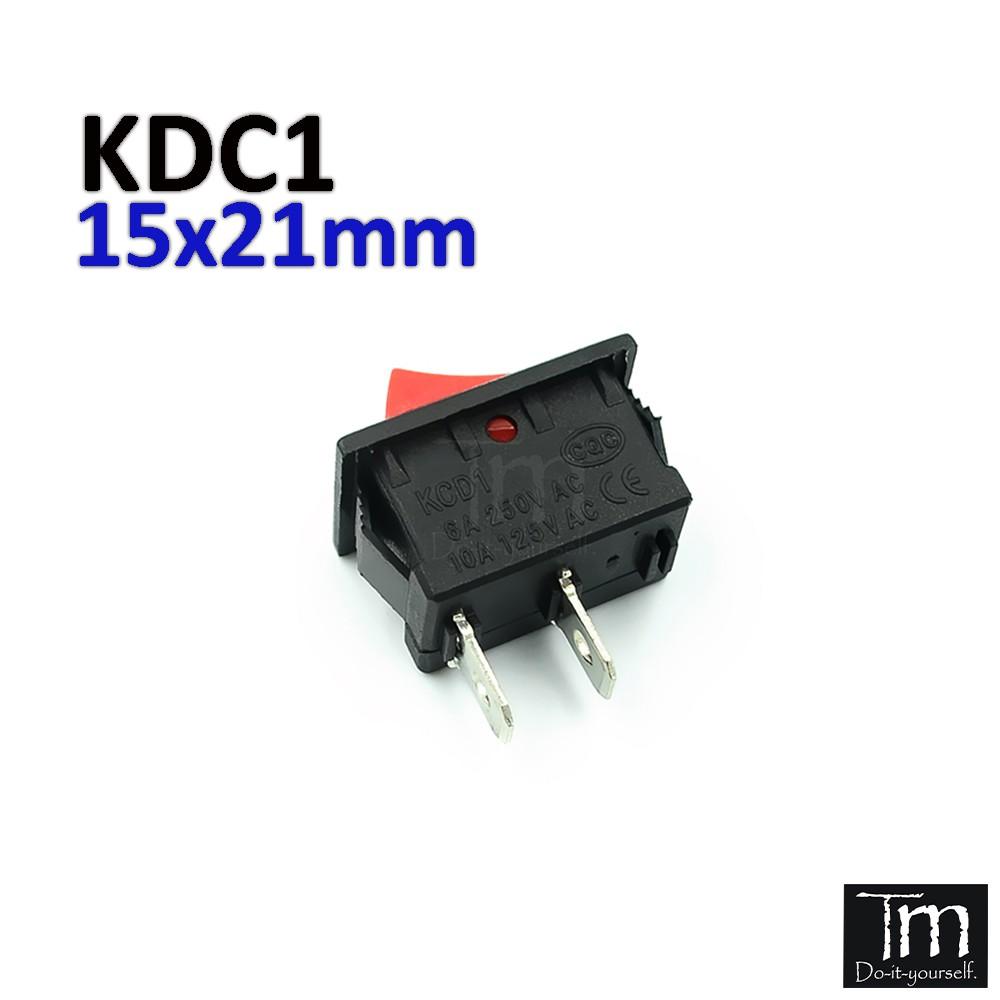 Công Tắc KCD1-11-2P 21x15mm