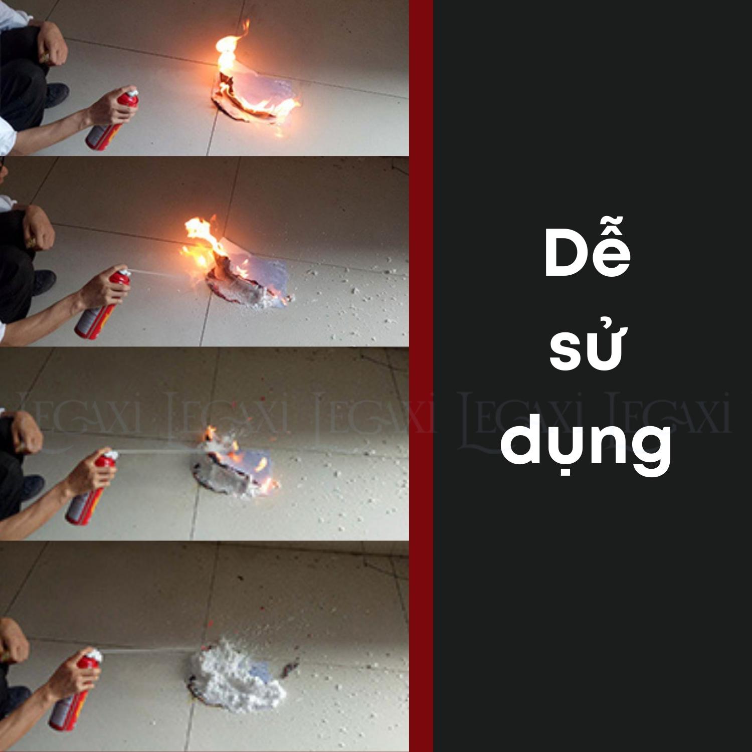 Bình Xịt Chữa Cháy Mini Cầm Tay Dập Lửa Bếp Ga Bếp Điện Ổ Điện Cầu Dao Khẩn Cấp An Toàn Legaxi