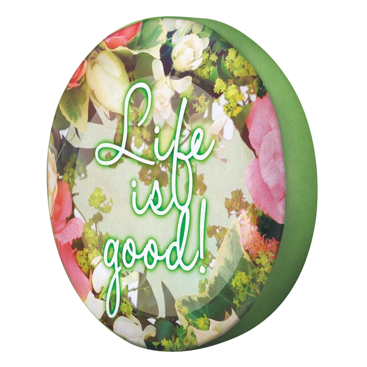 Gối tròn Life is GOod - GOHO006