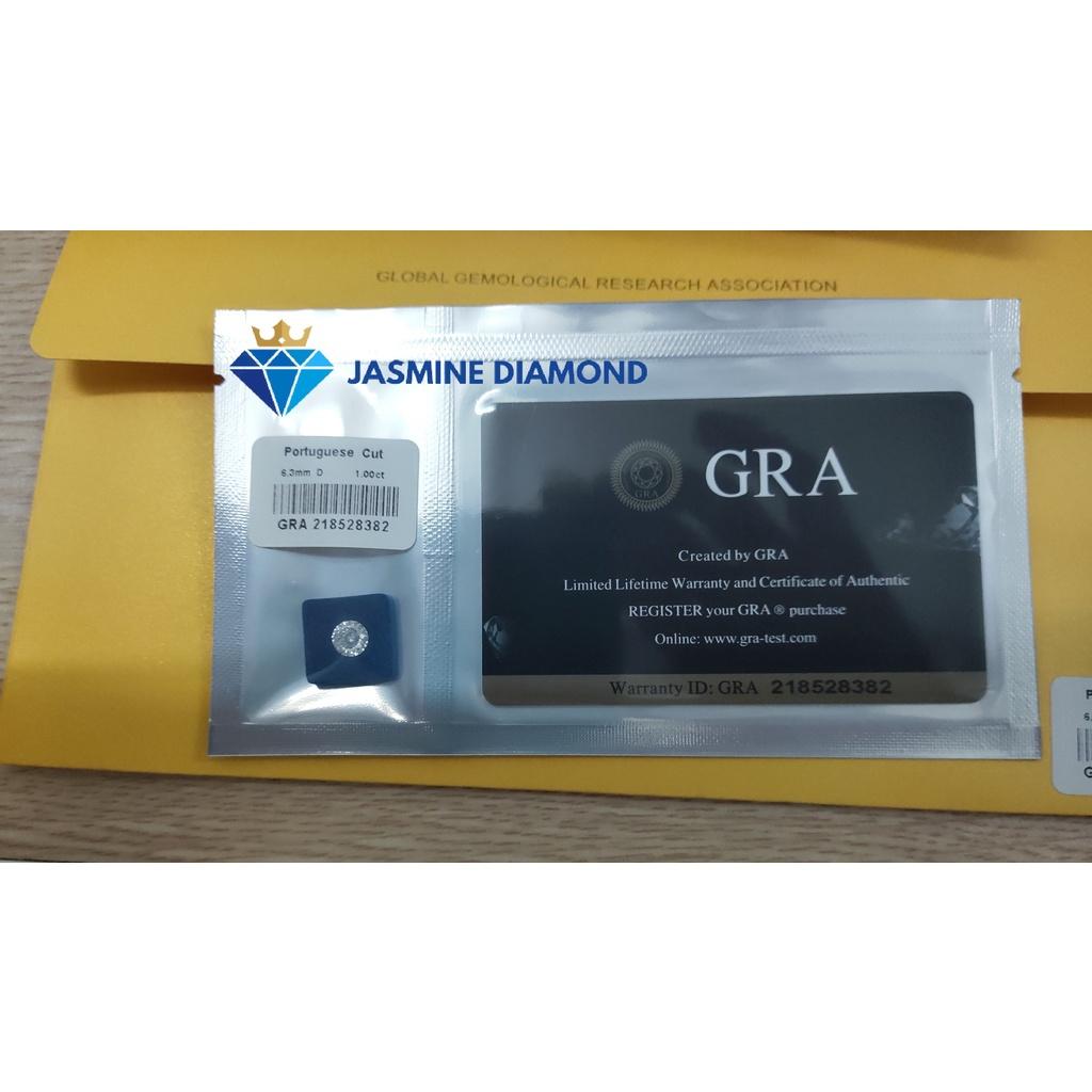 Kim cương nhân tạo Mỹ Moissanite giác cắt hoa cúc Portuguese