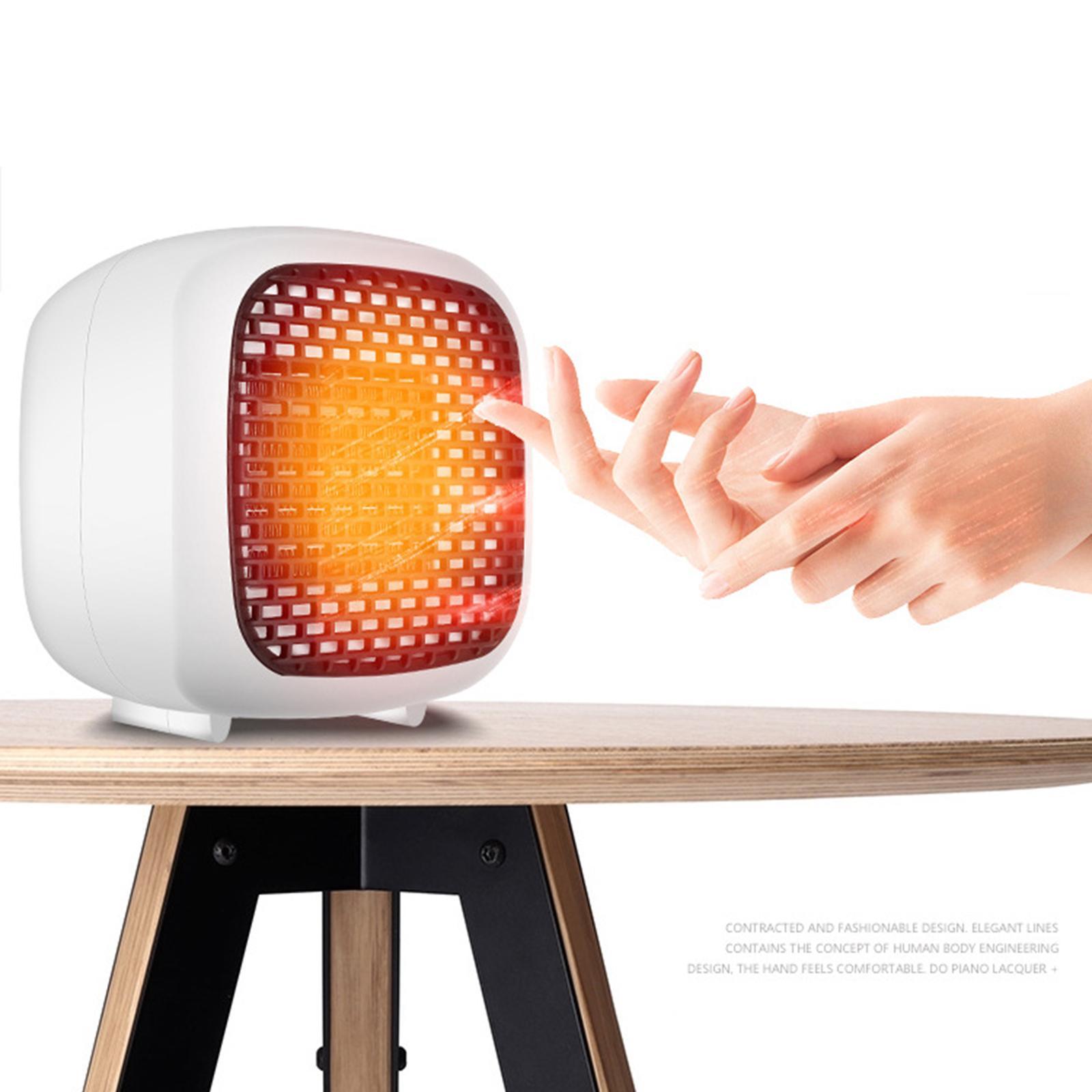 Mini Space Heater Personal Safety Energy Save for Indoors Room Table Desktop