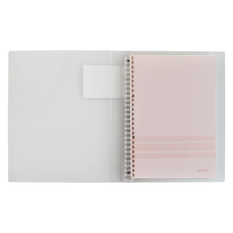 Sổ Binder File Caro nhựa kẹp tròn B5 - 40 tờ ; MS: 544