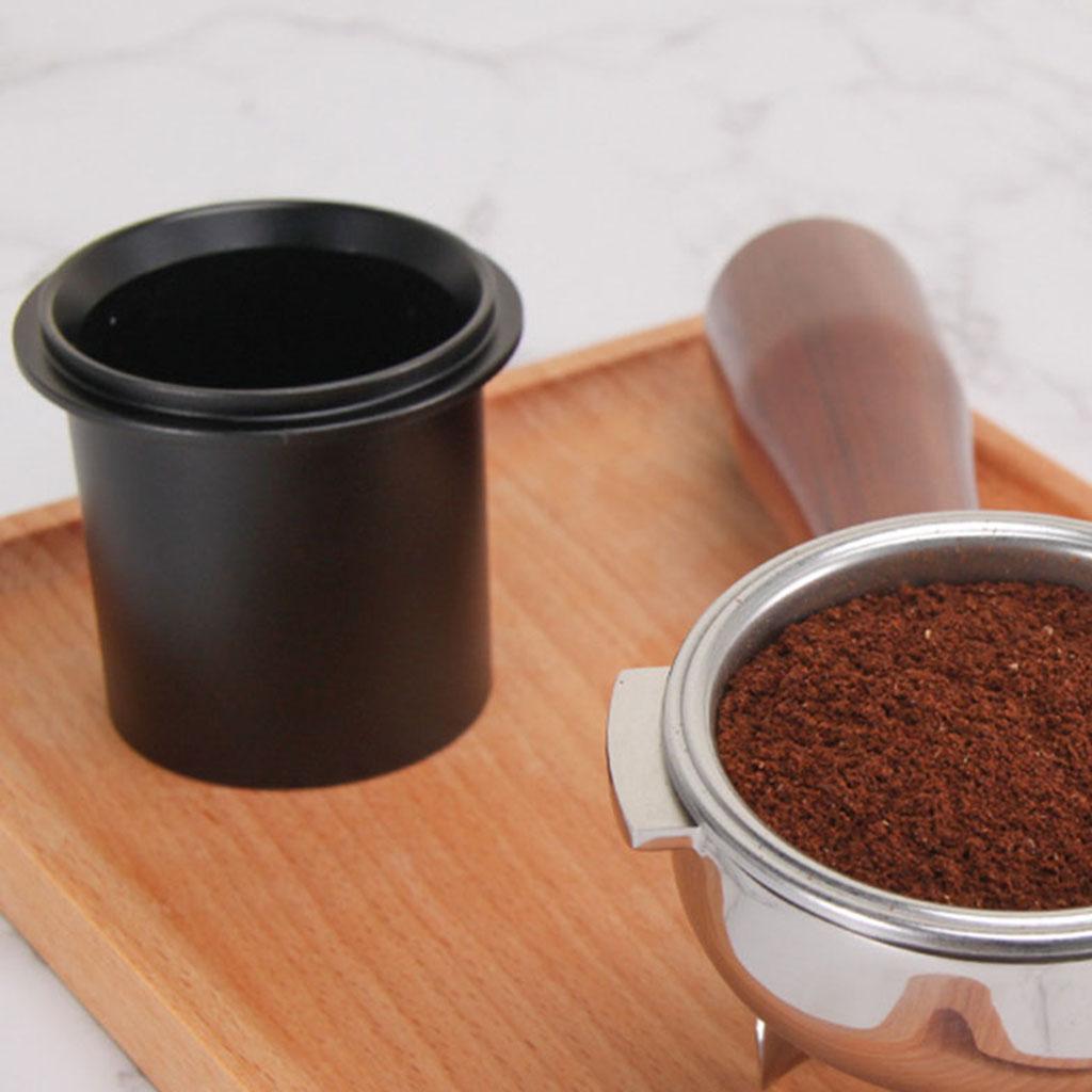 Aluminum Alloy Coffee Dosing Cup Sniffing Mug Powder Feeder Coffee Distributor for Espresso Machine for Portafilter Coffee Tamper DIY Tools