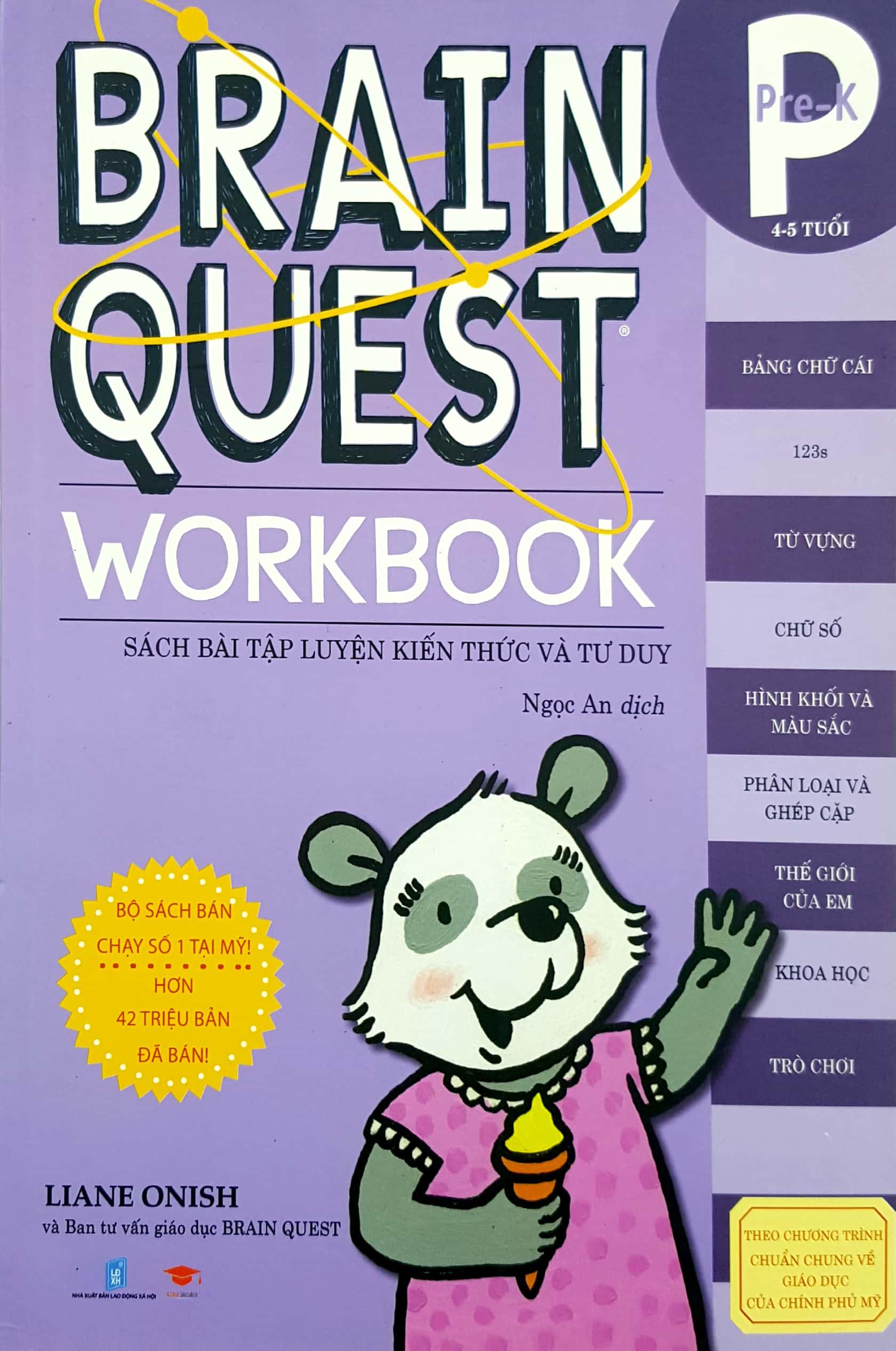 Braint Quest Workbook Pre K