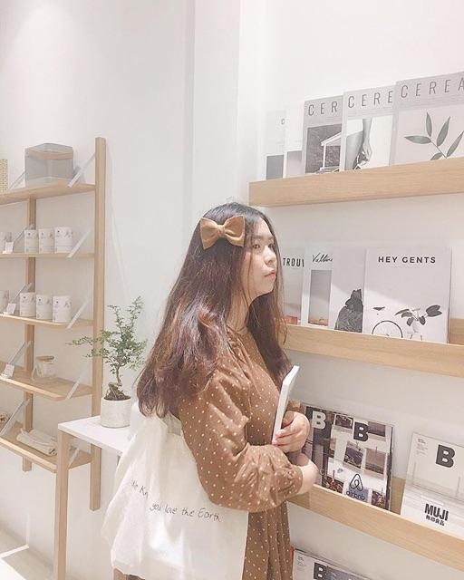 Kẹp Tóc Nơ Vải Nỉ Đơn Gỉan Handmade Vải Cao Cấp Ribbon.mimi Basic Lady cột / kẹp