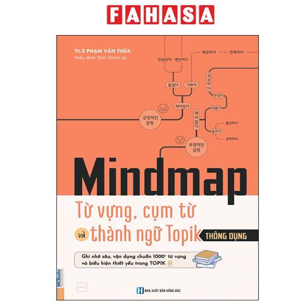 Sách - Mindmap Từ Vựng, Cụm Từ Và Thành Ngữ TOPIK Thông Dụng