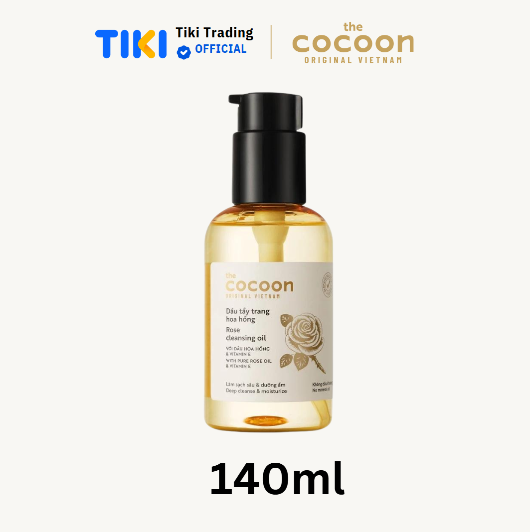 Dầu tẩy trang hoa hồng Cocoon 140ml