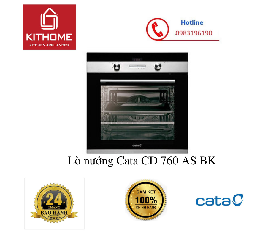 Lò nướng Cata CD 760 AS BK - Hàng chính hãng ALC