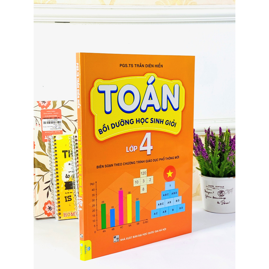 Sách - Toán Bồi Dưỡng Học Sinh Giỏi Lớp 4 - Biên soạn theo chương trình GDPT mới -