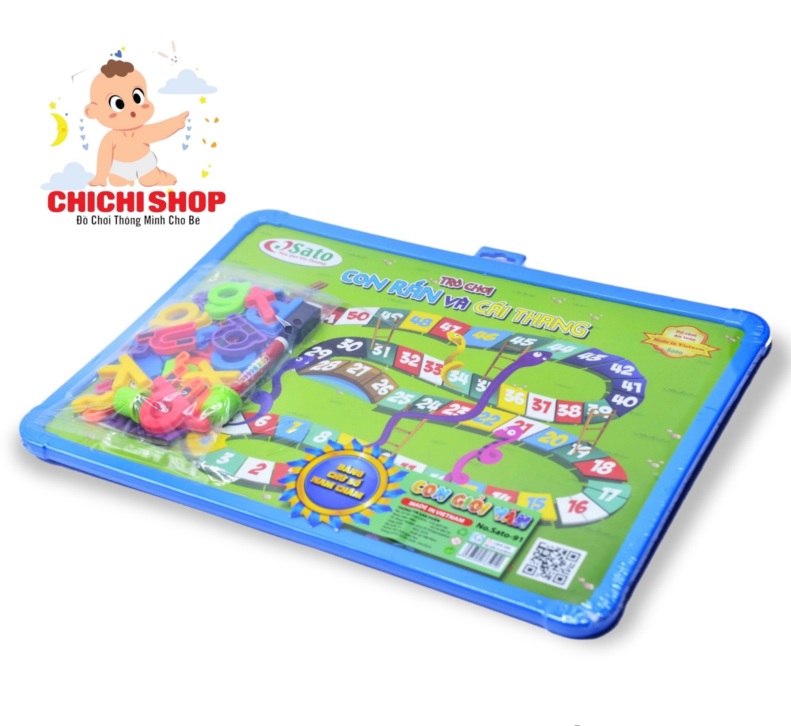 Bảng Lắp Ghép Chữ Số Nam Châm Con Ngoan Trò Giỏi - Con Giỏi Toán Giúp Bé Học Số Và Các Phép Tính