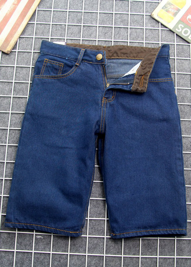 Quần short jeans nam xanh nhạt vải dày đẹp Q391 MĐ