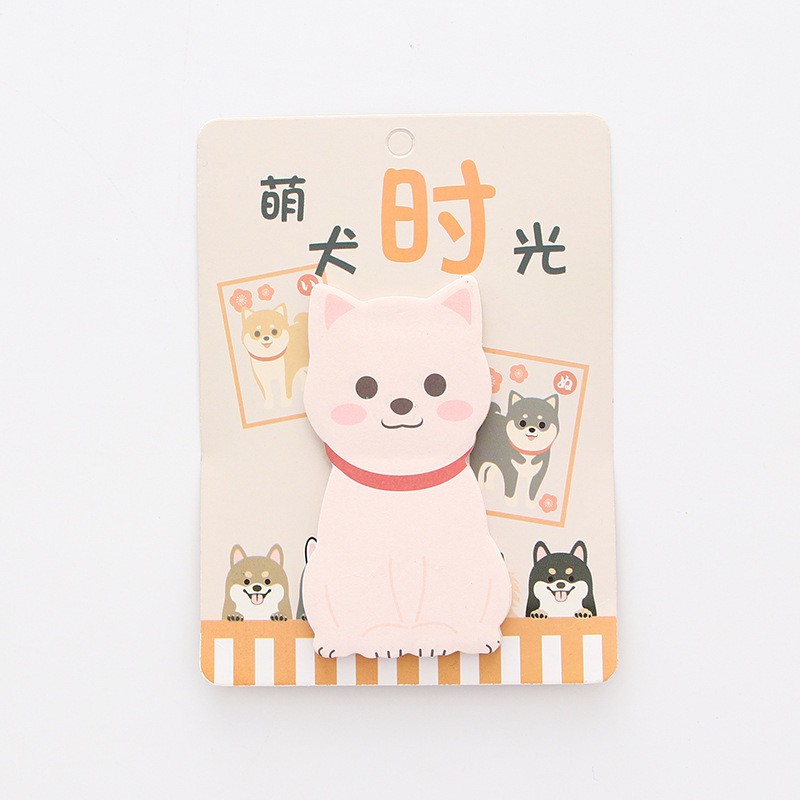 Combo 6 bộ giấy note Chó Shiba Nhật Bản đáng yêu