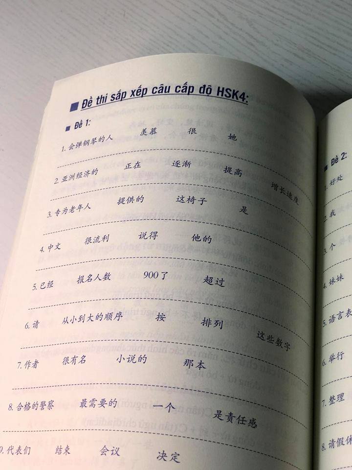 Bài tập củng cố ngữ pháp HSK cấu trúc giao tiếp &amp; luyện viết HSK4-5 (Sách song ngữ Trung Việt có phiên âm) + DVD quà tặng