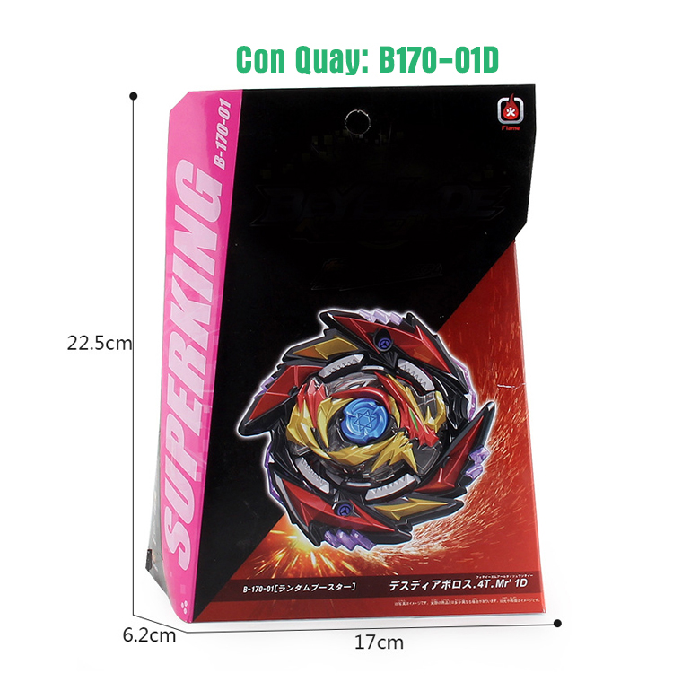 Đồ Chơi Con Quay B170-01D Kèm Bệ Phóng | Con Quay BEYBLADE B170-01D