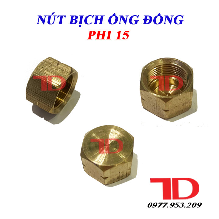 Combo 10 Nút Bịt Ống Đồng Phi Các Loại
