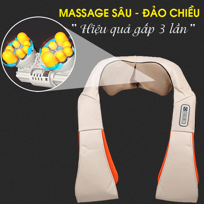 Máy massage vai lưng cổ Shiatsu FUKI FK-N89