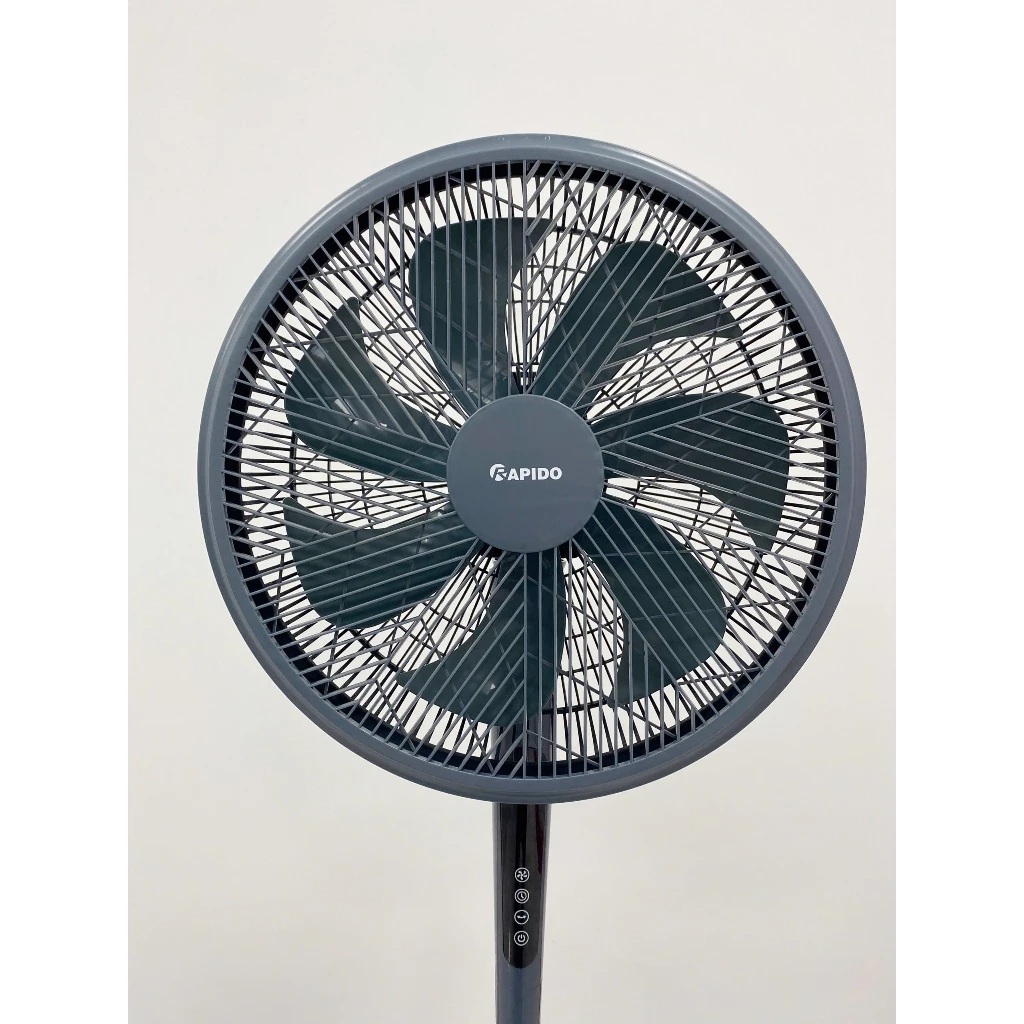 Quạt đứng Rapido RWF – 45PGD có điều khiển từ xa, hẹn giờ, sải cánh lớn - Hàng chính hãng