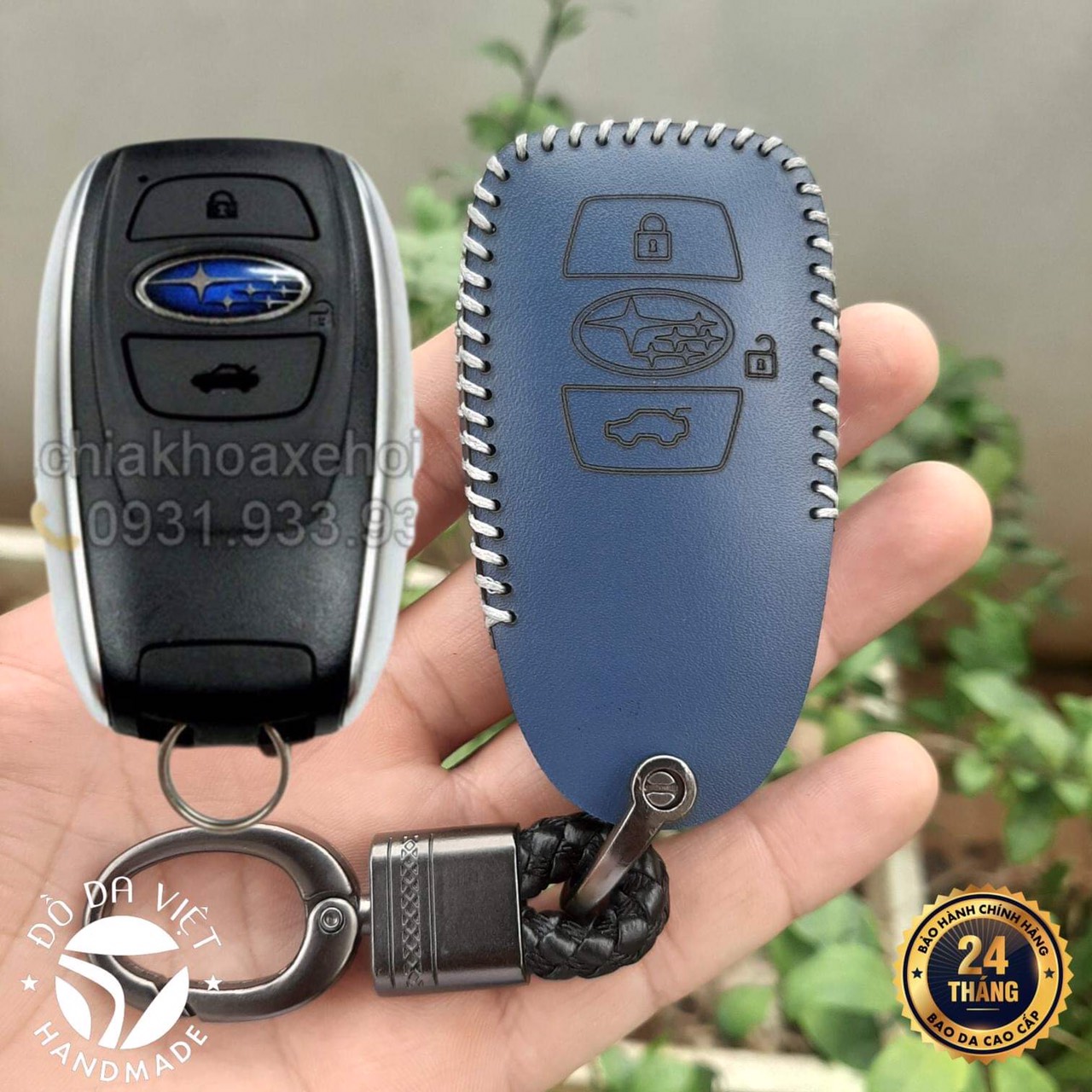 Bao da chìa khoá SUBARU ,subaru forester, wrx, xv , outback, legacy da bò thật bảo hành 2 năm