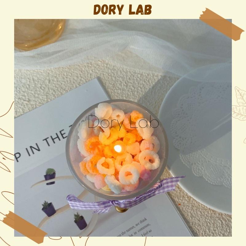 Nến Thơm Ly Kẹo Nhiều Màu Sắc Handmade Không Khói - Dory Lab
