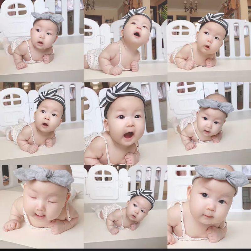 Set 3 Turban Cực Xinh Xắn Cho Em Bé