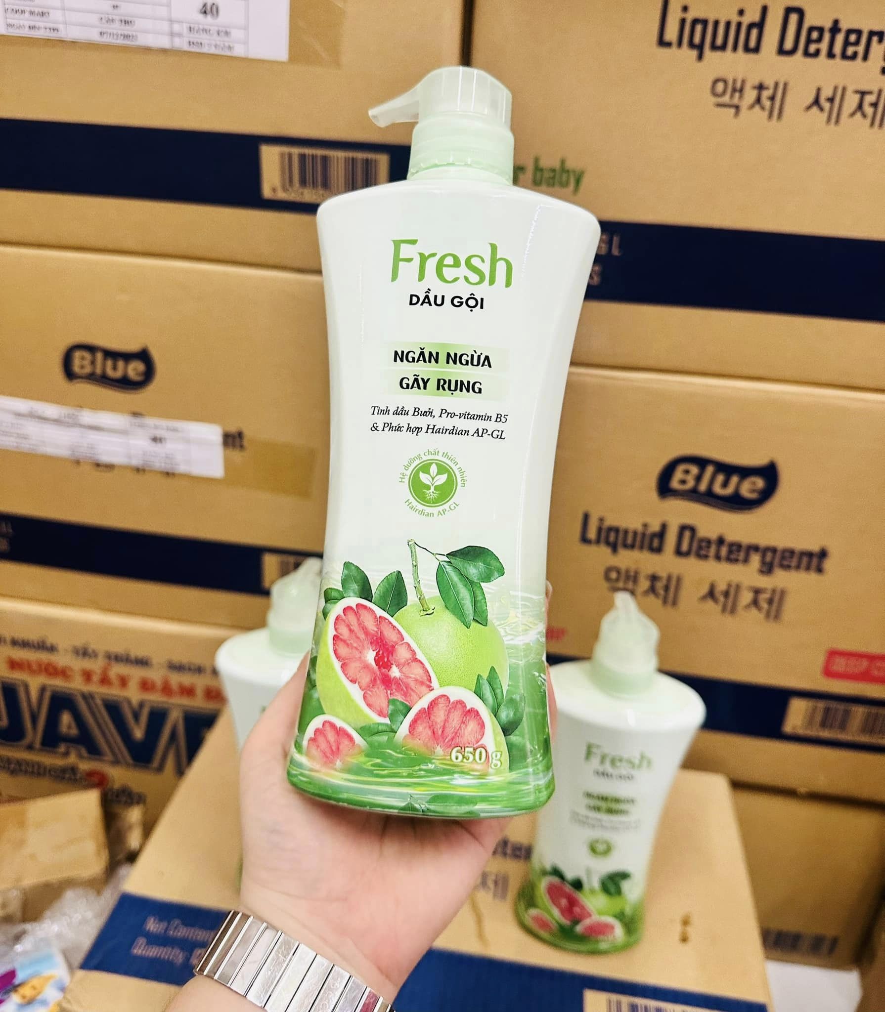 Dầu Gội Fresh Tinh Dầu Bưởi 650g