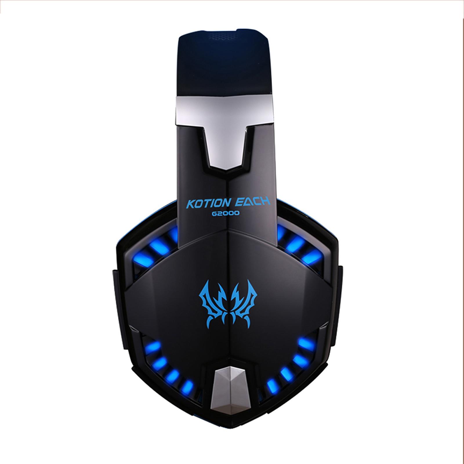 Tai nghe chơi game EACH G2000 Over-ear với Mic Stereo Bass Đèn LED cho PC